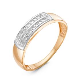 Золотое кольцо КЮЗ Del'ta DБР111022 с бриллиантом DБР111022 фото