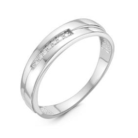 Кольцо из белого золота КЮЗ Del'ta DБР111024б с бриллиантом DБР111024б фото