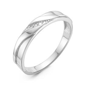 Кольцо из белого золота КЮЗ Del'ta DБР111026б с бриллиантом DБР111026б фото