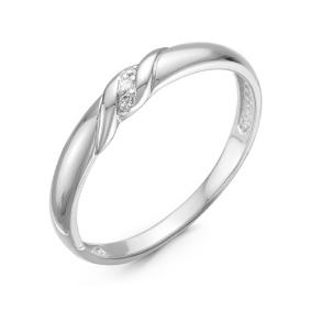 Золотое кольцо КЮЗ Del'ta DБР111029б с бриллиантом DБР111029б фото