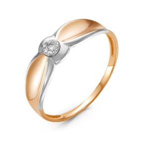 Золотое кольцо КЮЗ Del'ta DБР111116 с бриллиантом DБР111116 фото