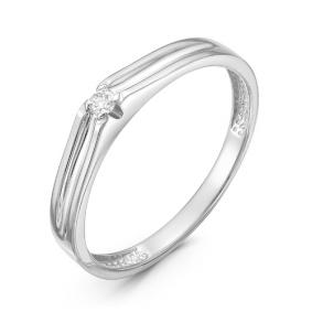 Золотое кольцо КЮЗ Del'ta DБР111142б с бриллиантом DБР111142б фото