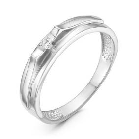 Кольцо из белого золота КЮЗ Del'ta DБР111146б с бриллиантом DБР111146б фото