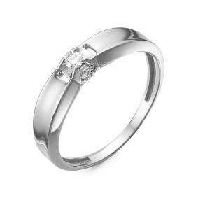 Золотое кольцо КЮЗ Del'ta DБР111186б с бриллиантом DБР111186б фото