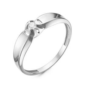 Золотое кольцо КЮЗ Del'ta DБР111188б с бриллиантом DБР111188б фото