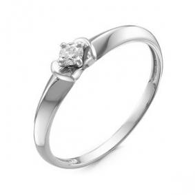 Золотое кольцо КЮЗ Del'ta DБР111213б с бриллиантом DБР111213б фото