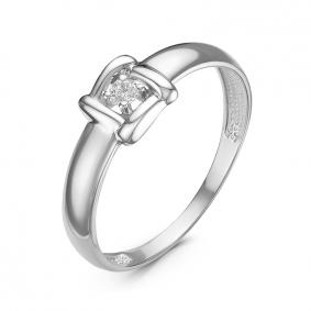 Золотое кольцо КЮЗ Del'ta DБР111232б с бриллиантом DБР111232б фото