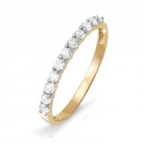 Золотое кольцо КЮЗ Del'ta DБР111260 с бриллиантом DБР111260 фото