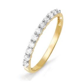 Кольцо из лимонного золота КЮЗ Del'ta DБР111260л с бриллиантом DБР111260л фото