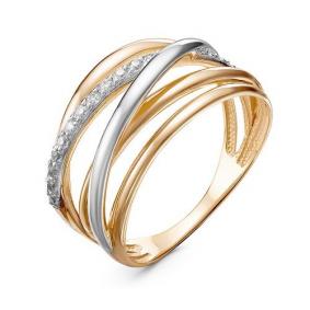 Золотое кольцо КЮЗ Del'ta DБР111262 с бриллиантом DБР111262 фото