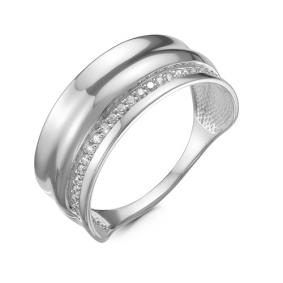 Кольцо из белого золота КЮЗ Del'ta DБР111266б с бриллиантом DБР111266б фото