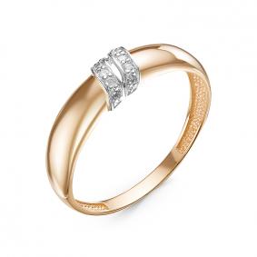 Золотое кольцо КЮЗ Del'ta DБР111273 с бриллиантом DБР111273 фото