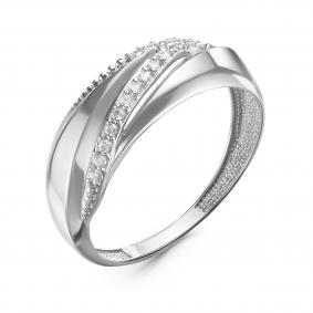 Кольцо из белого золота КЮЗ Del'ta DБР111315б с бриллиантом DБР111315б фото