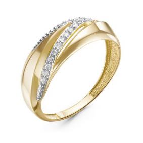 Золотое кольцо КЮЗ Del'ta DБР111315л с бриллиантом DБР111315л фото