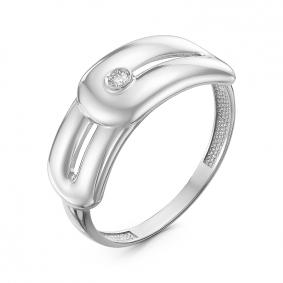 Золотое кольцо КЮЗ Del'ta DБР111355б с бриллиантом DБР111355б фото