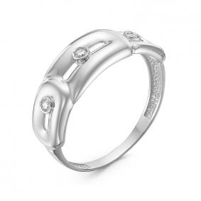 Золотое кольцо КЮЗ Del'ta DБР111359б с бриллиантом DБР111359б фото