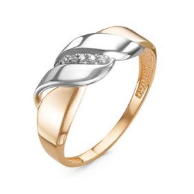 Золотое кольцо КЮЗ Del'ta DБР111403 с бриллиантом DБР111403 фото