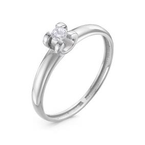 Золотое кольцо КЮЗ Del'ta DБР111457рб с бриллиантом DБР111457рб фото