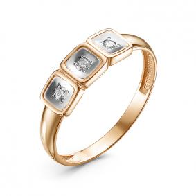 Золотое кольцо КЮЗ Del'ta DБР111506 с бриллиантом DБР111506 фото