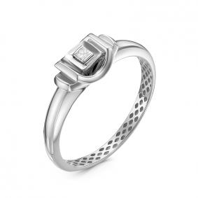 Золотое кольцо КЮЗ Del'ta DБР111525рб с бриллиантом DБР111525рб фото