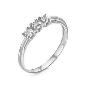 Кольцо из белого золота КЮЗ Del'ta DБР111629б с бриллиантом DБР111629б фото