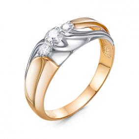 Золотое кольцо КЮЗ Del'ta DБР111825 с бриллиантом DБР111825 фото