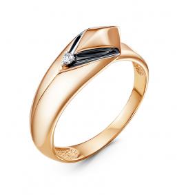 Золотое кольцо КЮЗ Del'ta DБР111857 с бриллиантом DБР111857 фото