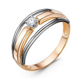 Золотое кольцо КЮЗ Del'ta DБР111899 с бриллиантом DБР111899 фото