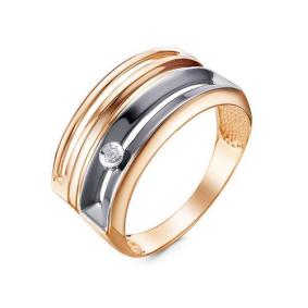 Золотое кольцо КЮЗ Del'ta DБР111925 с бриллиантом DБР111925 фото