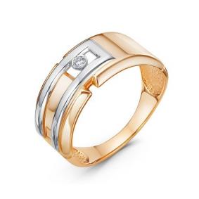 Золотое кольцо КЮЗ Del'ta DБР111961 с бриллиантом DБР111961 фото