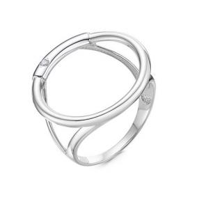 Кольцо из белого золота КЮЗ Del'ta DБР111972б с бриллиантом DБР111972б фото