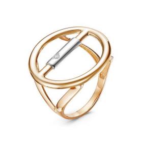 Золотое кольцо КЮЗ Del'ta DБР111978 с бриллиантом DБР111978 фото