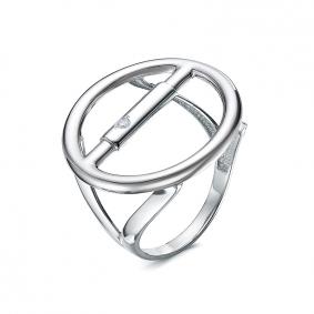 Кольцо из белого золота КЮЗ Del'ta DБР111978б с бриллиантом DБР111978б фото