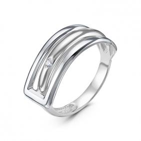 Кольцо из белого золота КЮЗ Del'ta DБР111979б с бриллиантом DБР111979б фото