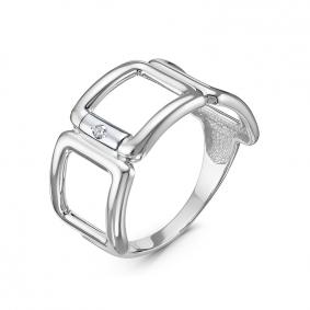 Кольцо из белого золота КЮЗ Del'ta DБР111980б с бриллиантом DБР111980б фото