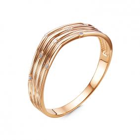 Золотое кольцо КЮЗ Del'ta DБР111986 с бриллиантом DБР111986 фото