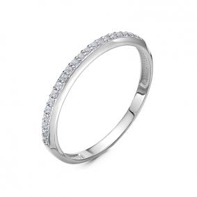 Кольцо из белого золота КЮЗ Del'ta DБР112052б с бриллиантом DБР112052б фото