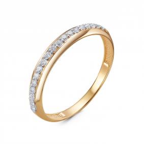 Золотое кольцо КЮЗ Del'ta DБР112055 с бриллиантом DБР112055 фото