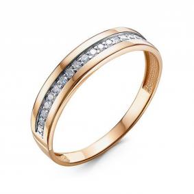 Золотое кольцо КЮЗ Del'ta DБР112065 с бриллиантом DБР112065 фото
