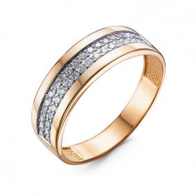 Золотое кольцо КЮЗ Del'ta DБР112083 с бриллиантом DБР112083 фото