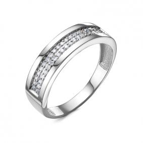 Кольцо из белого золота КЮЗ Del'ta DБР112146б с бриллиантом DБР112146б фото