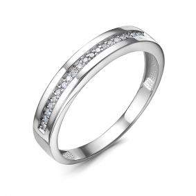 Кольцо из белого золота КЮЗ Del'ta DБР112150б с бриллиантом DБР112150б фото