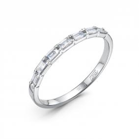 Кольцо из белого золота КЮЗ Del'ta DБР112578б с бриллиантом DБР112578б фото