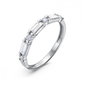 Кольцо из белого золота КЮЗ Del'ta DБР112579б с бриллиантом DБР112579б фото