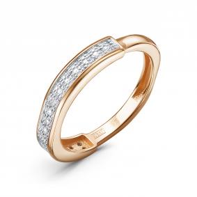 Золотое кольцо КЮЗ Del'ta DБР112915 с бриллиантом DБР112915 фото