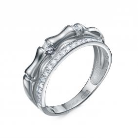 Кольцо из белого золота КЮЗ Del'ta DБР112934б с бриллиантом DБР112934б фото