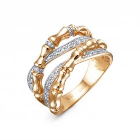 Золотое кольцо КЮЗ Del'ta DБР112942 с бриллиантом DБР112942 фото