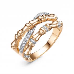 Золотое кольцо КЮЗ Del'ta DБР112946 с бриллиантом DБР112946 фото