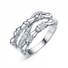 Золотое кольцо КЮЗ Del'ta DБР112946б с бриллиантом DБР112946б фото