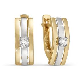 Золотые серьги КЮЗ Del'ta DБР120521 DБР120521 фото